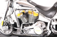 custom made model of Harley-Davidson Fat Boy Gray Ghost 2025 motorcycle